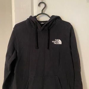 North face block logo hoodie